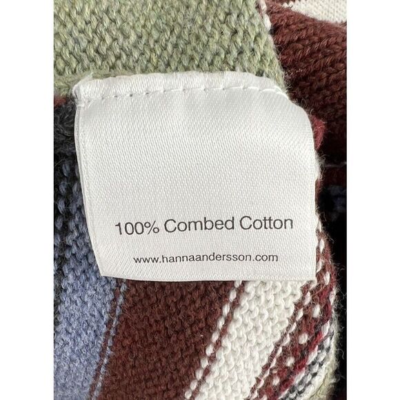 Hanna Andersson Storyteller Fair Isle Nordic Stripe Sweater Dress 120 US 8 - Picture 3 of 4